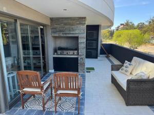 Depto 3 ambientes con terraza en Pinamar