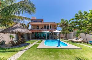 Paraíso de Tabuba - casa de aluguel por temporada - 32km de Maceió-AL - Pé na areia - 24h de Frente para o mar