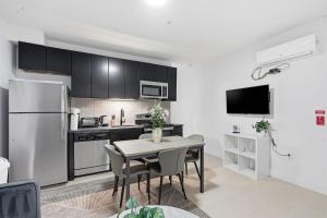 Sleek apartment with modern amenities