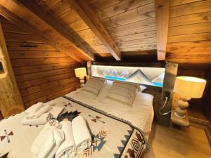 Chalets à La Bresse - LE GRIZZLY Chalet en bois avec SPA Jacuzzi MAE-8041