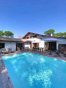 Résidence 05023m-lacanau Ocean - Grande villa 5 chambres pour 12 personnes avec piscine privée, plage à pieds, Lacanau Océan MAE-0421