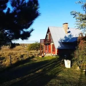 Cabañas atardecer soñado