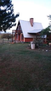 Cabañas atardecer soñado