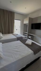 Flat em Barra Grande no Vila Eco Barra com piscina AP 217