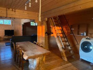 도요우라 large log cabin 桜 3성급 숙소 객실