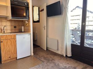 Studio cabine 4 pers, centre station, casier à ski - FR-1-330-601