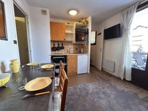 Studio cabine 4 pers, centre station, casier à ski - FR-1-330-601