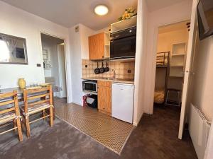 Studio cabine 4 pers, centre station, casier à ski - FR-1-330-601