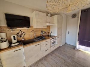 Appartement 2 pièces cabine avec terrasse et parking - FR-1-387-218