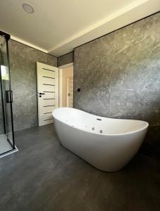 Vila s vířivkou a bazénem na úpatí Krušných hor