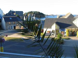 Superbe appartement duplex au centre de TREGASTEL vue sur mer - Réf 745