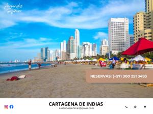 Apartaestudio en Cartagena, a una cuadra de la Playa