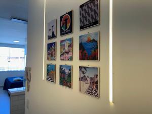 Refúgio náutico na praia de Copacabana