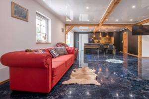 Comfortable house with a swimming pool and sauna