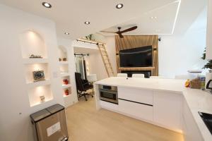 Modern custom design home with themed loft
