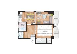 東京の中心地の新宿区で便利2駅から徒歩6分6名収容無制限高速WIFI