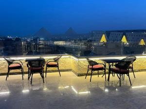 Jewel Museum & pyramids view