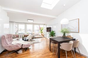 Designer two-bedroom apartment with terrace