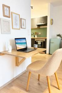 Modernes Zentrales Designer Apartment I Perfekt für Arbeiten & Familien