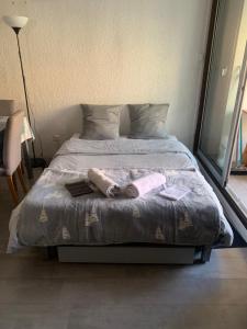 Studio refait neuf ,4 personnes, terrasse, parking privé, climatisation