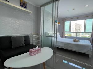 ZL01 City center high rise ocean view room - Real photos - Cheap monthly rent-Lumpini Ville Naklua - Wong Amat