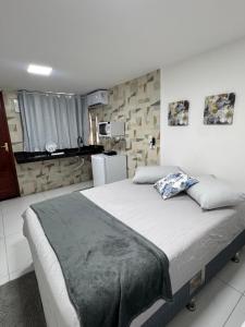 Loft 107 com Ar no bairro Muquiçaba, bem localizado para negócios e fácil acesso para todas as praias e montanhas da cidade - SEM vaga de garagem