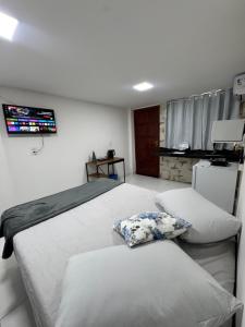Loft 107 com Ar no bairro Muquiçaba, bem localizado para negócios e fácil acesso para todas as praias e montanhas da cidade - SEM vaga de garagem