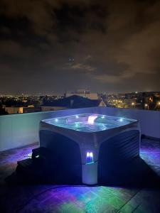 Penthouse with outdoor hottub