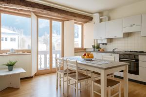 Refuge in the Belluno Dolomites with a view of Boite