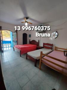 Casa Azul a 350m da Praia do Mar Casado Guarujá