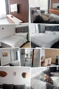 Comfort living two bedroom apartment with fully equipped gym swimming pool private parking space ,child play area and amazing scenic views which offers comfort and luxurious lifestyle