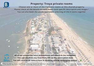 Blife Troya private rooms at Faro beach