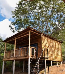 Cabañas naturales cerca a la hacienda Nápoles
