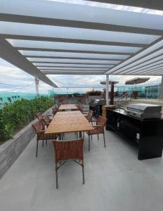 Flat no Hoa Beach pé na areia