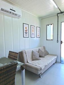 Container Home na Praia do Campeche até 3 pessoas com ar condicionado