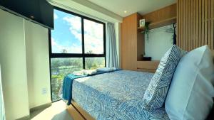 Vista Mar em Porto de Galinhas Studio Moderno com Varandão Privativo