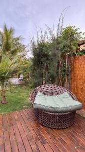 Suite completa com área verde