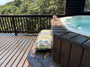Bon-up-a-Tree Beach Lodge with jacuzzi ocean views, south coast Kwa Zulu Natal