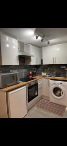 Top flat near town, with its own private parking