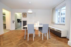 Steps from Sihlcity free parking dining and transit