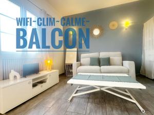 Studio lumineux, cosy & calme avec balcon