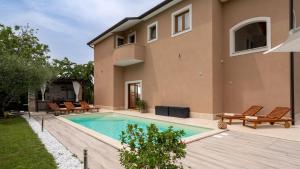 Beautiful villa Dani with panoramic view in Vizina