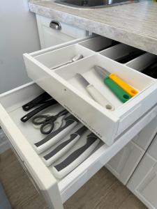 Golfslag 7b, studio with sea view in Blankenberge