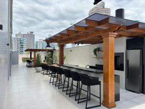 Studio com vista mar para até 3 pessoas em Itapema