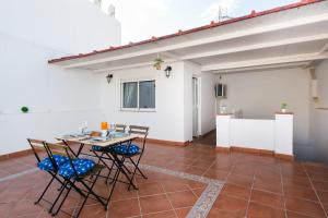Typical fishermen house on La Carihuela beach