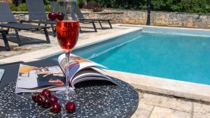 Rustic Villa Luna with pool in Sveti Lovrec