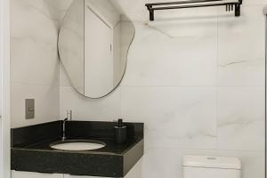 Centro 1 Quarto com piscina, gym e coworking