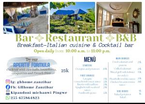 B&B G&H home Zanzibar