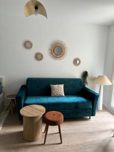 Modern studio with balcon in Paris 13th