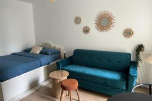 Modern studio with balcon in Paris 13th